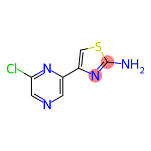 2-Thiazolamine, 4-(6-chloro-2-pyrazinyl)-