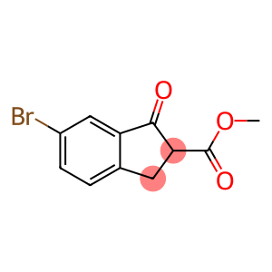 1H-Indene-2-carboxylic acid, 6-bromo-2,3-dihydro-1-oxo-, methyl ester