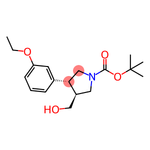tert-butyl (3R,4S)-3-(3-ethoxyphenyl)-4-(hydroxymethyl)pyrrolidine-1-carboxylate