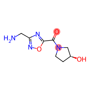 (3S)-1-{[3-(Aminomethyl)-1,2,4-oxadiazol-5-yl]-carbonyl}pyrrolidin-3-ol