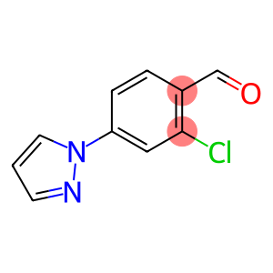 2-Chloro-4-(1-pyrazolyl)benzaldehyde