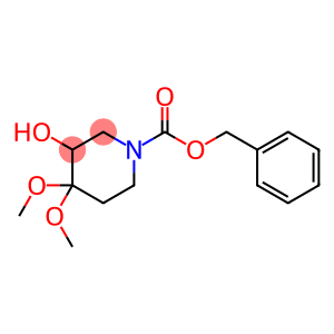 Benzyl 3-hydroxy-4,4-dimethoxypiperidine-1-carboxylate