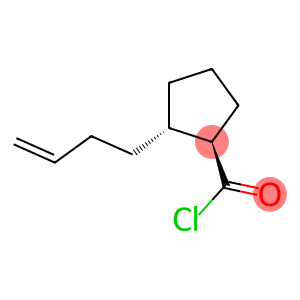 Cyclopentanecarbonyl chloride, 2-(3-butenyl)-, trans- (9CI)