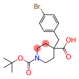 1,4-Piperidinedicarboxylic acid, 4-[(4-bromophenyl)methyl]-, 1-(1,1-dimethylethyl) ester