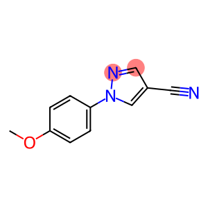 1 - (4 -甲氧基苯基)-1H -吡唑- 4 -腈
