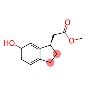 1H-Indene-1-acetic acid, 2,3-dihydro-6-hydroxy-, methyl ester, (1R)-