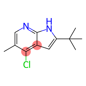 1H-Pyrrolo[2,3-b]pyridine, 4-chloro-2-(1,1-diMethylethyl)-5-Methyl-