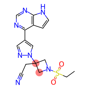 1-(Ethylsulfonyl)-3-[4-(7H-pyrrolo[2,3-d]pyriMidin-4-yl)-1H-pyrazol-1-yl]-3-azetidineacetonitrile
