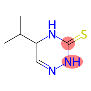 as-Triazine-3(2H)-thione,4,5-dihydro-5-isopropyl-(6CI)