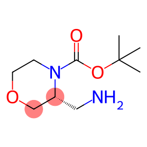 4-Morpholinecarboxylic acid, 3-(aMinoMethyl)-, 1,1-diMethylethyl ester, (3R)-