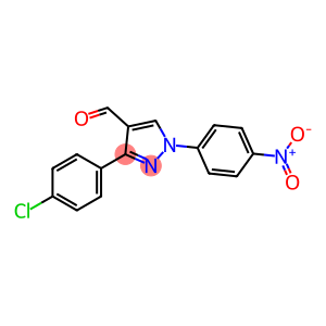 1H-Pyrazole-4-carboxaldehyde, 3-(4-chlorophenyl)-1-(4-nitrophenyl)-