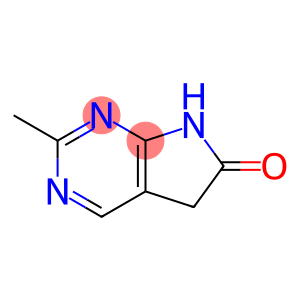 6H-Pyrrolo[2,3-d]pyrimidin-6-one, 5,7-dihydro-2-methyl- (6CI,9CI)