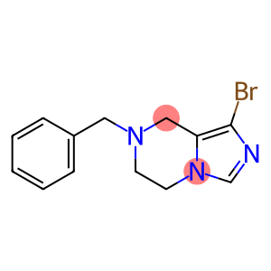 1-bromo-5,6,7,8-tetrahydro-7-(phenylmethyl)-Imidazo[1,5-a]pyrazine