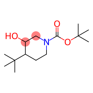 1-Piperidinecarboxylic acid, 4-(1,1-dimethylethyl)-3-hydroxy-, 1,1-dimethylethyl ester