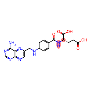 L-Glutamic acid, N-[4-[[(4-amino-6-pteridinyl)methyl]amino]benzoyl]-