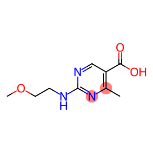 2-[(2-Methoxyethyl)amino]-4-methylpyrimidine-5-carboxylic acid