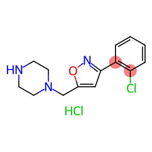 3-(2-氯苯基)-5-(哌嗪-1-基甲基)异噁唑盐酸盐