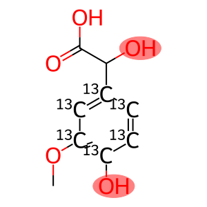 4-Hydroxy-3-methoxymandelic Acid-13C6