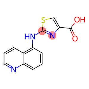 2-(喹啉-5-基氨基)-1,3-噻唑-4-甲酸