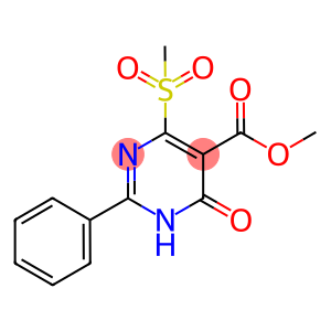 methyl 4-(methylsulfonyl)-6-oxo-2-phenyl-1,6-dihydro-5-pyrimidinecarboxylate