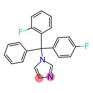 1-[o-Fluoro-a-(p-fluorophenyl)-a-phenylbenzyl]imidazole