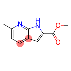 1H-Pyrrolo[2,3-b]pyridine-2-carboxylic acid, 4,6-diMethyl-, Methyl ester