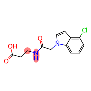 N-[(4-chloro-1H-indol-1-yl)acetyl]-beta-alanine