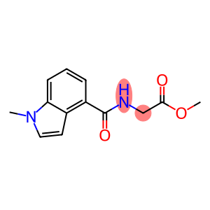 Glycine, N-[(1-methyl-1H-indol-4-yl)carbonyl]-, methyl ester