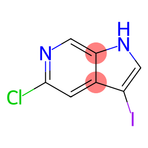 1H-pyrrolo[2,3-c]pyridine, 5-chloro-3-iodo-