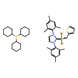 Dichloro[1,3-dihydro-1,3-bis(2,4,6-trimethylphenyl)-2H-imidazol-2-ylidene](2-thienylmethylene)(tricyclohexylphosphine)ruthenium