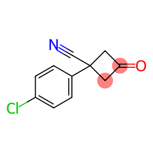 1-(4-Chlorophenyl)-3-oxocyclobutanecarbonitrile