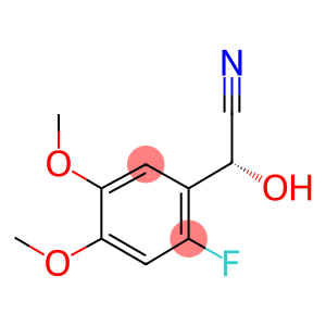 (2-FLUORO-4,5-DIMETHOXYPHENYL)-(R)-HYDROXYACETONITRILE