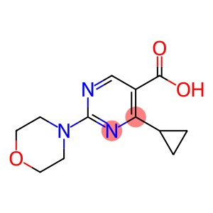 4-Cyclopropyl-2-morpholin-4-yl-pyrimidine-5-carboxylic acid