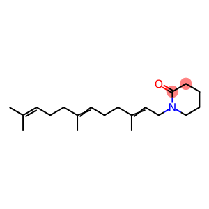 1-(3,7,11-Trimethyl-2,6,10-dodecatrienyl)piperidine-2-one