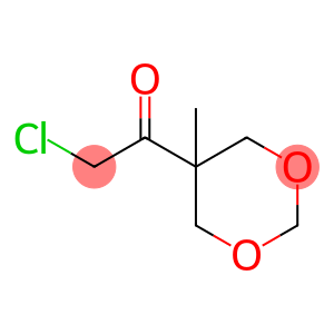 Ketone, chloromethyl 5-methyl-m-dioxan-5-yl (6CI)