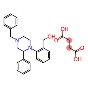 4-benzyl-1-(2-hydroxymethylphenyl)-2-phenylpiperazine-fumarate