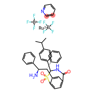 {[(1R,2R)-2-Amino-1,2-diphenylethyl](4-toluenesulfonyl)amido}(p-cymene)(pyridine)ruthenium(II) tetrafluoroborate