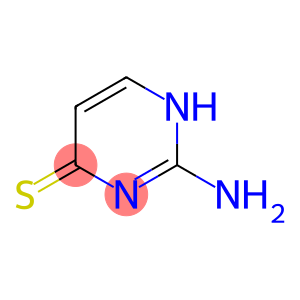 4(1H)-Pyrimidinethione, 2-amino- (9CI)