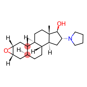 (2a,3a,5a,16b,17b)-2,3-环氧-16-(1-吡咯烷基)雄甾烷-17-醇