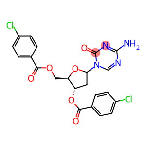 4-氨基-1-[3,5-双-O-(4-氯苯甲酰基)-2-脱氧-D-赤型-呋喃戊糖基]-1,3,5-三嗪-2(1H)-酮