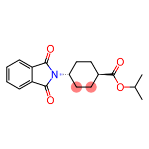 Cyclohexanecarboxylic acid, 4-(1,3-dihydro-1,3-dioxo-2H-isoindol-2-yl)-, 1-methylethyl ester, trans-