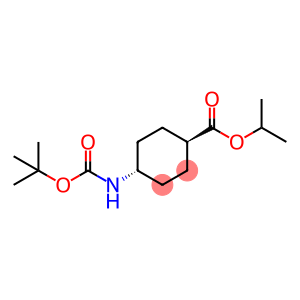 Cyclohexanecarboxylic acid, 4-[[(1,1-dimethylethoxy)carbonyl]amino]-, 1-methylethyl ester, trans-