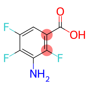 Benzoic acid, 3-amino-2,4,5-trifluoro- (9CI)