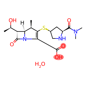 (4R,5S,6S)-3-[[(3S,5S)-5-(Dimethylcarbamoyl)-3-pyrrolidinyl]thio]-6-[(1R)-1-hydroxyethyl]-4-methyl-7-oxo-1-azabicyclo[3.2.0]hept-2-ene-2-carboxylic acid trihydrate