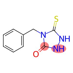 1,2,4-Triazolidin-3-one, 4-(phenylmethyl)-5-thioxo-
