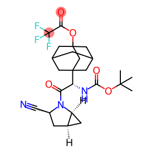 Acetic acid, 2,2,2-trifluoro-, 3-[(1S)-2-[(1S,3S,5S)-3-cyano-2-azabicyclo[3.1.0]hex-2-yl]-1-[[(1,1-dimethylethoxy)carbonyl]amino]-2-oxoethyl]tricyclo[3.3.1.13,7]dec-1-yl ester