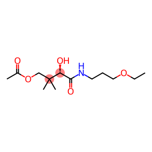 Butanamide, 4-(acetyloxy)-N-(3-ethoxypropyl)-2-hydroxy-3,3-dimethyl-, (2R)-