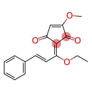 (2Z)-2-[(2E)-1-Ethoxy-3-phenyl-2-propen-1-ylidene]-4-methoxy-4-cyclopentene-1,3-dione