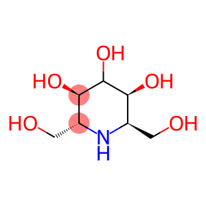 3,4,5-Piperidinetriol, 2,6-bis(hydroxymethyl)-, (2R,3R,5S,6R)-