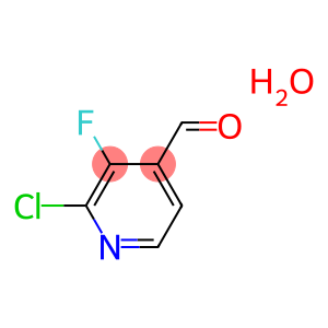 2-Chloro-3-fluoropyridine-4-carboxaldehyde hydrate, 2-Chloro-3-fluoro-4-formylpyridine hydrate